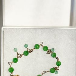 10 handmade bracelets made with semi precious stones 