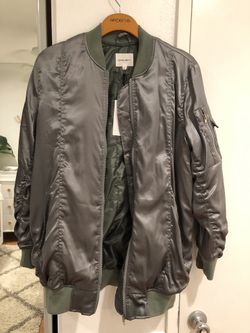 Vintage Bomber Jacket Green Size Small