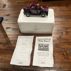Thomas Kinkade Dog Days Musical Truck