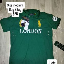 Green London Polo medium 