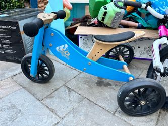 Kinderfeet trycicle and balance bike