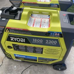 Ryobi 2300 Watts Inverter Portable Generator Super Quiet 