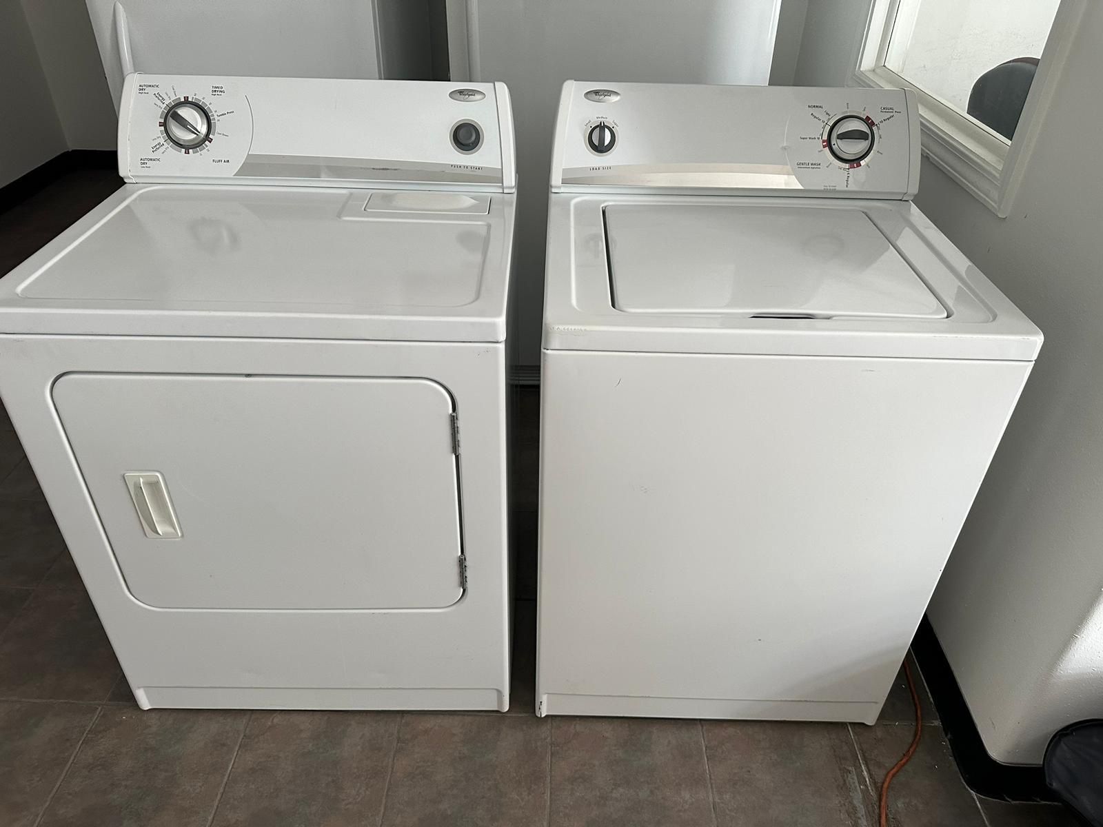 Whirlpool Washer And Electric Dryer Set 