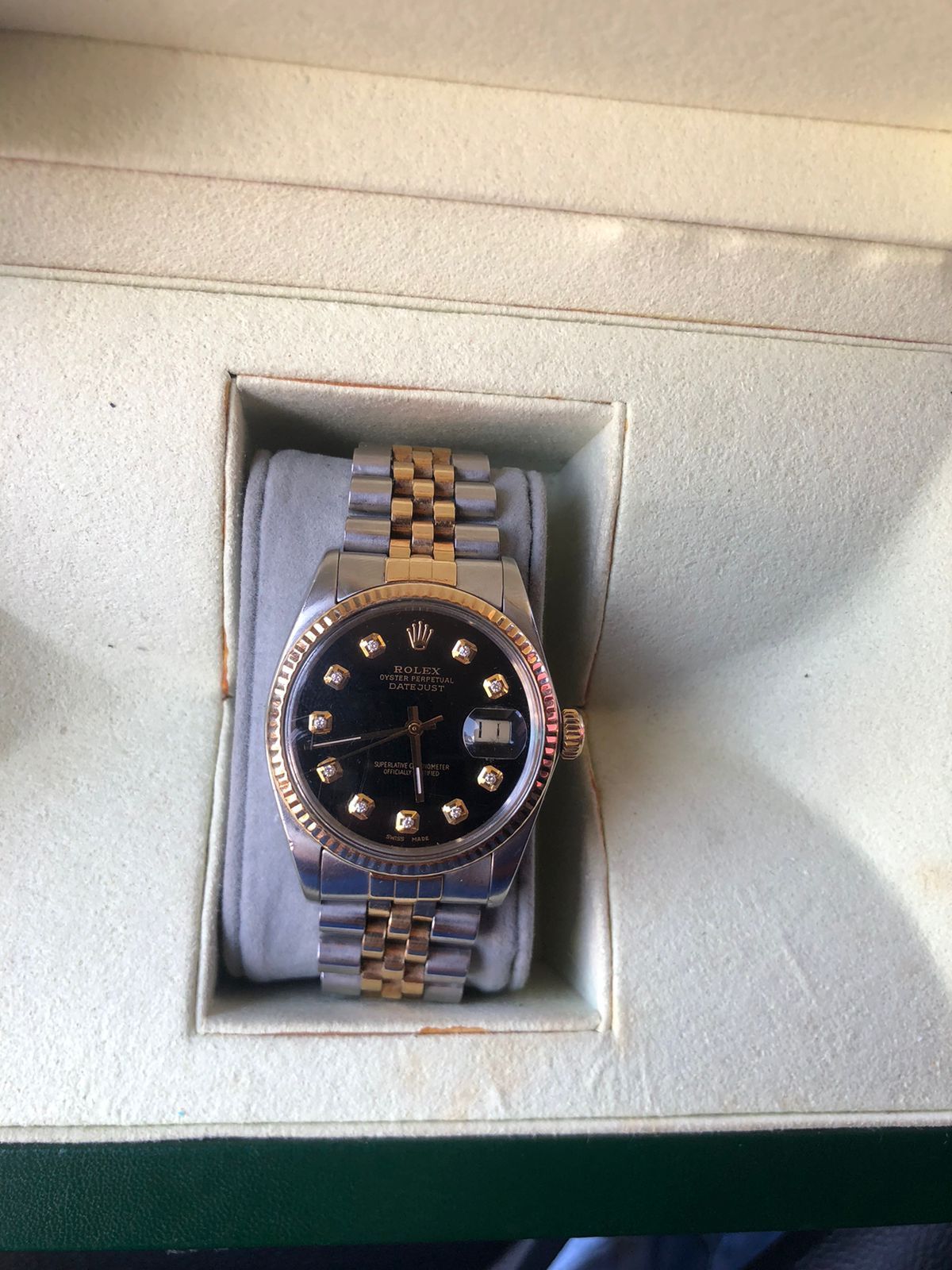 Rolex Datejust Oyster Perpetual – Two-Tone Diamond Dial Elegance