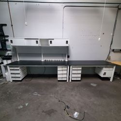 Industrial Bench Depot Workbench / Lab Bench – 8' & 6' Heavy Duty