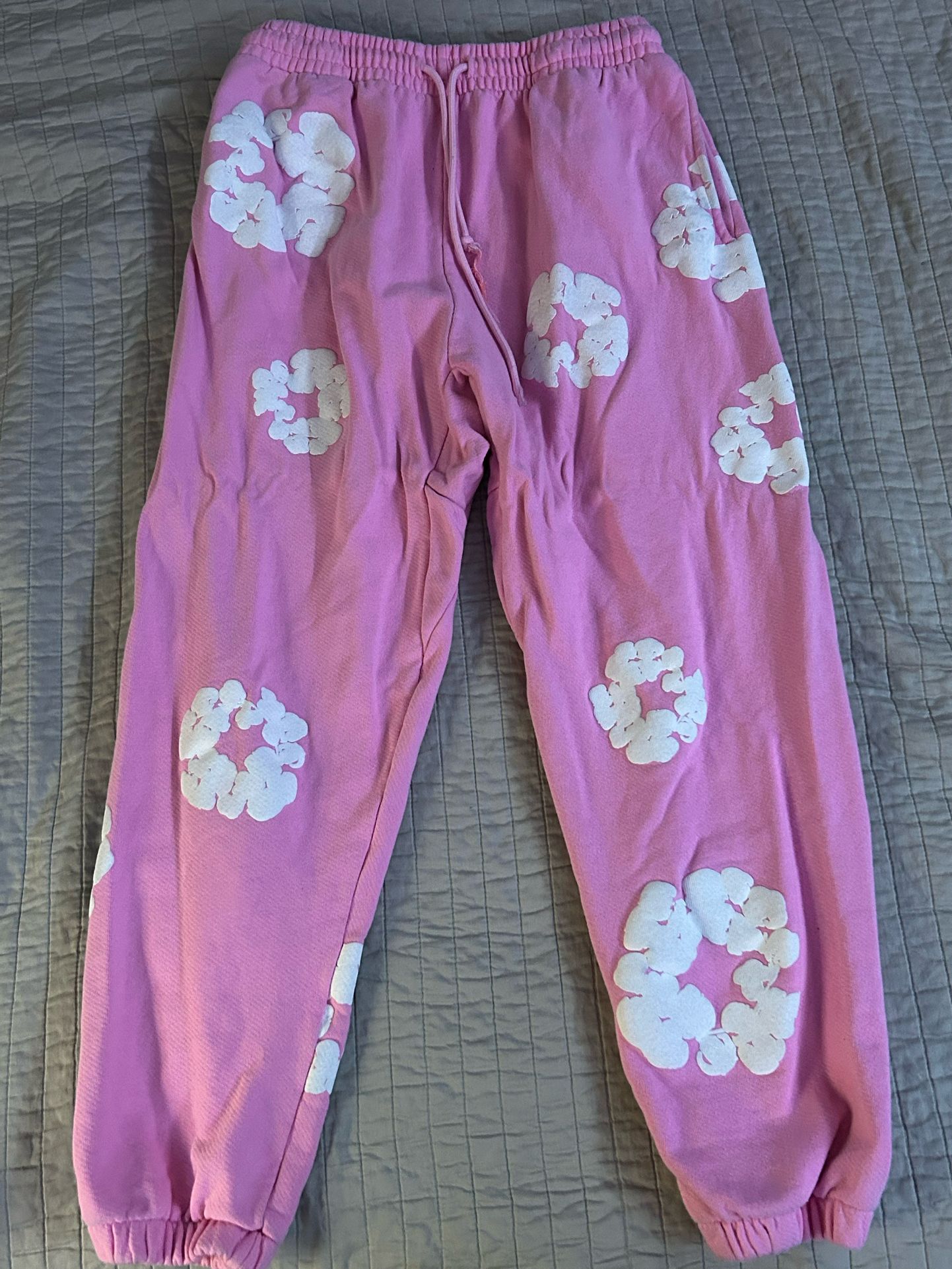 Denim tears pink sweatpants