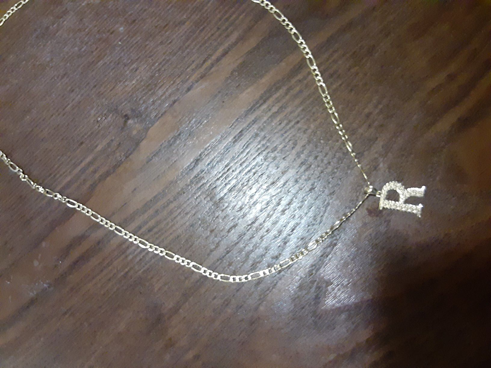 10k real gold chain and charm $145