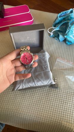 Michele Sports Sail Watch - Pink- MW01C00D9926