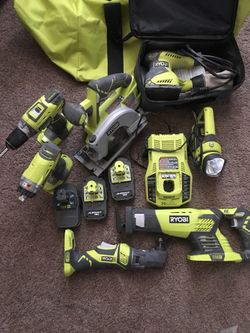 Ryobi one tool set