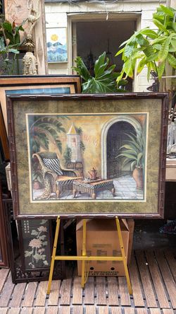 Beautiful Art  bamboo style frame
