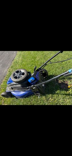 electric lawnmower kobalt