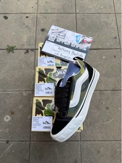 Bape Vans Knu Skool Camo Green Size 8.5 10.5 11