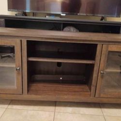 New Brand | Dark Brown Color 60" Tv Stand, Sideboard, Buffet Optional | 39$ Down Payment @ Fast Delivery 🚚