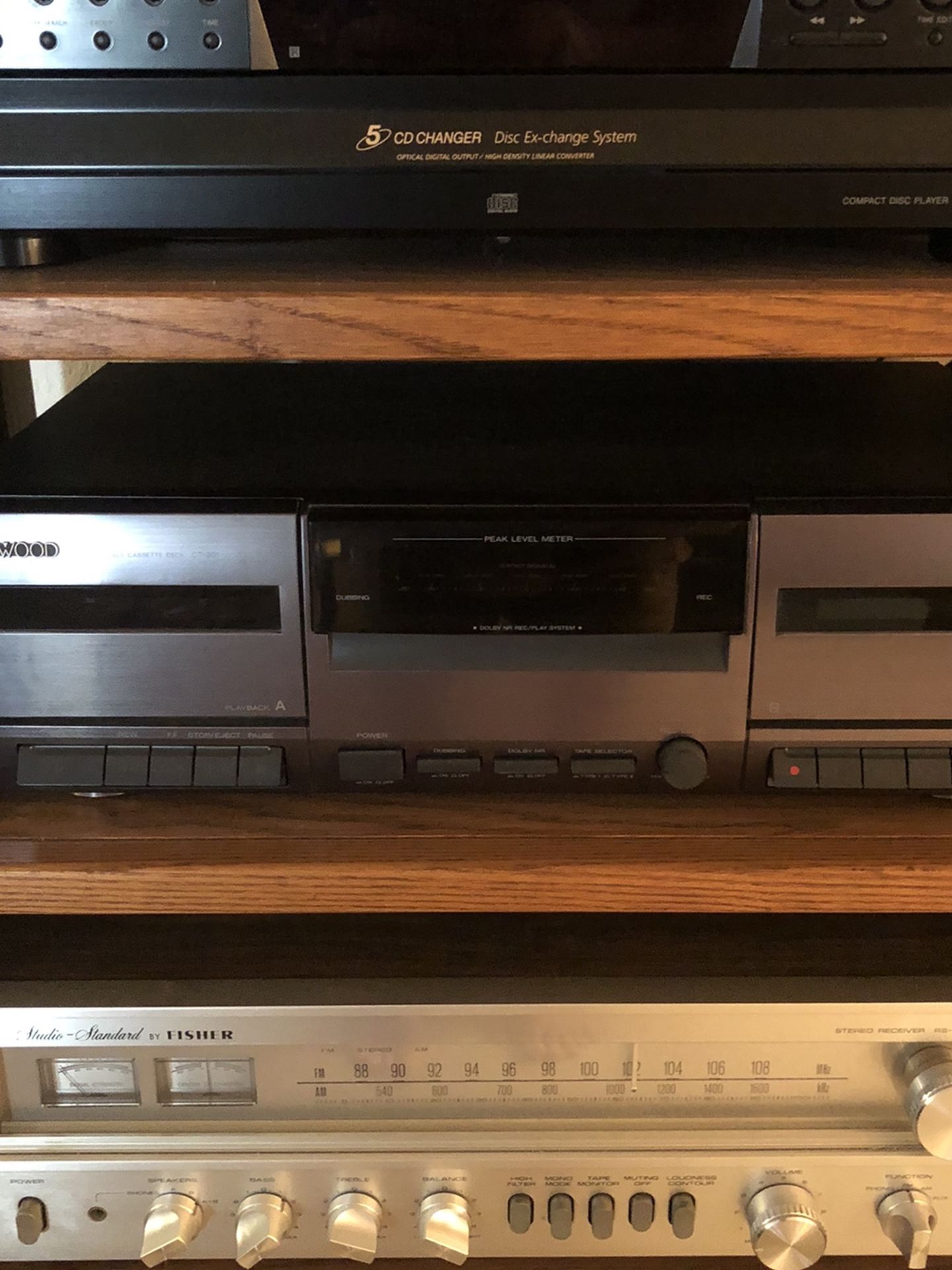 Stereo System - Receiver, CD, Casette, Speakers