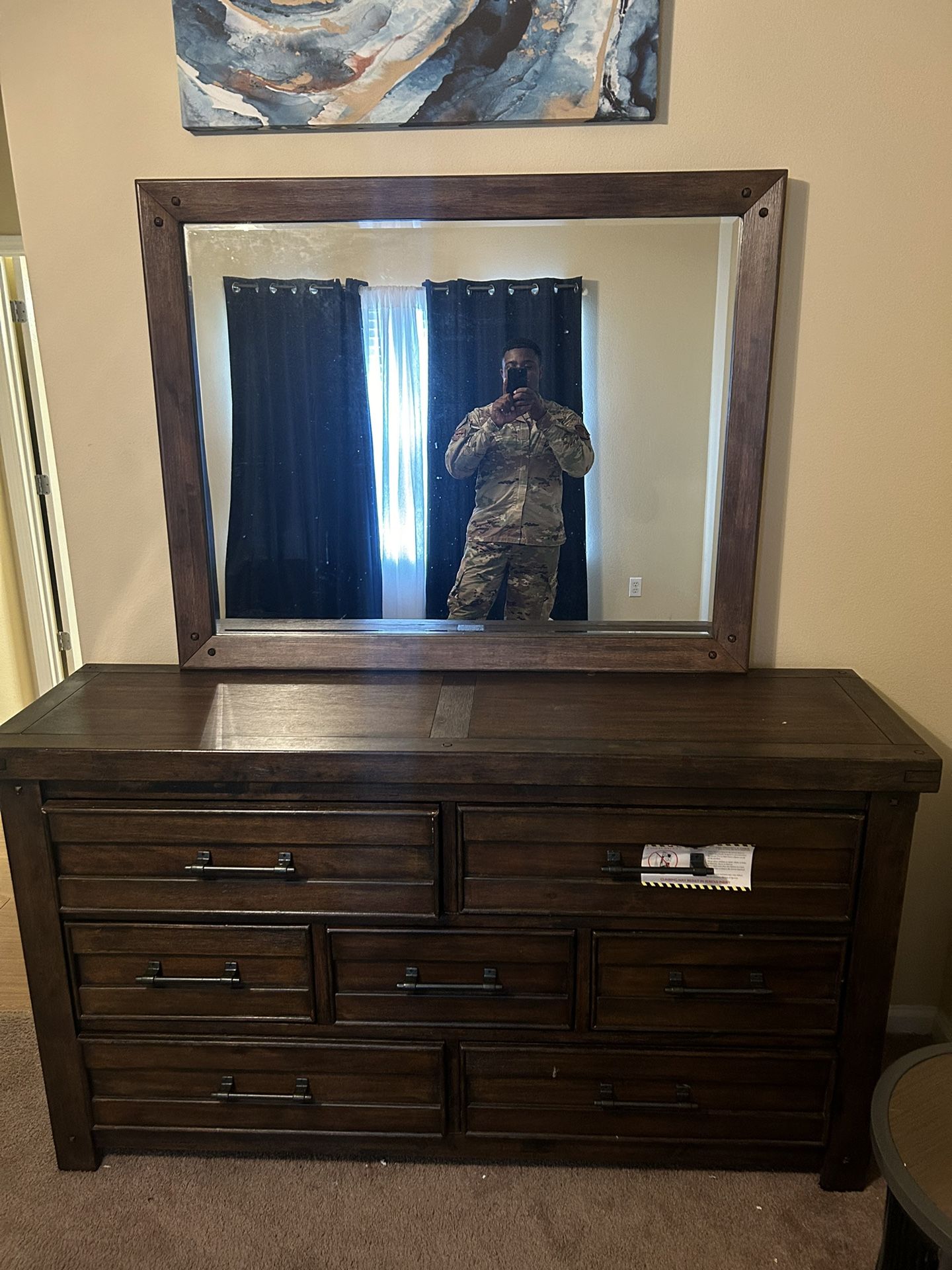 Brown Dresser