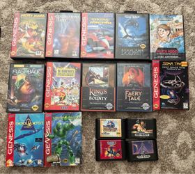 Sega genesis games 30 each