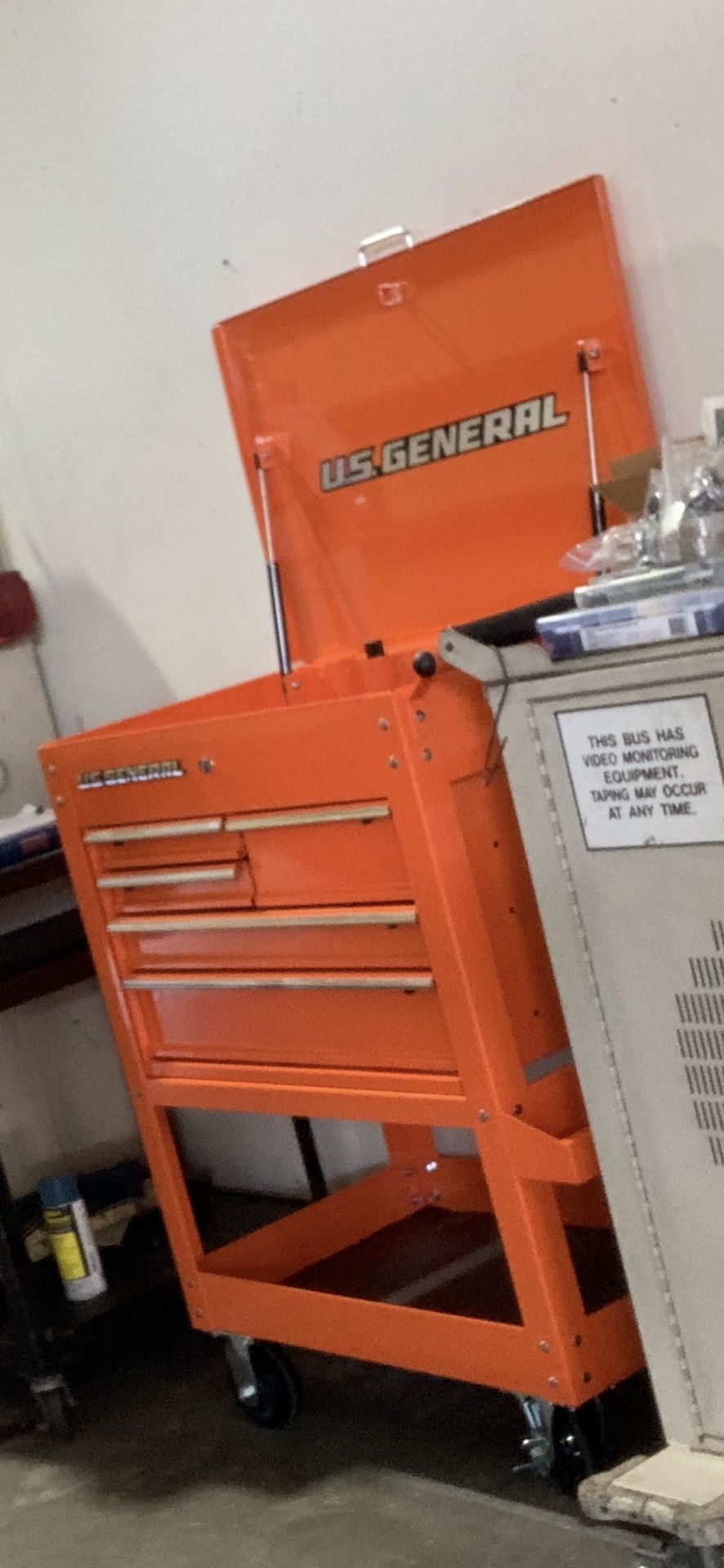 US General 5 Drawer Mechanics Cart