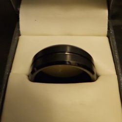 Tungsten 8MM Grooved Comfort Wedding Band