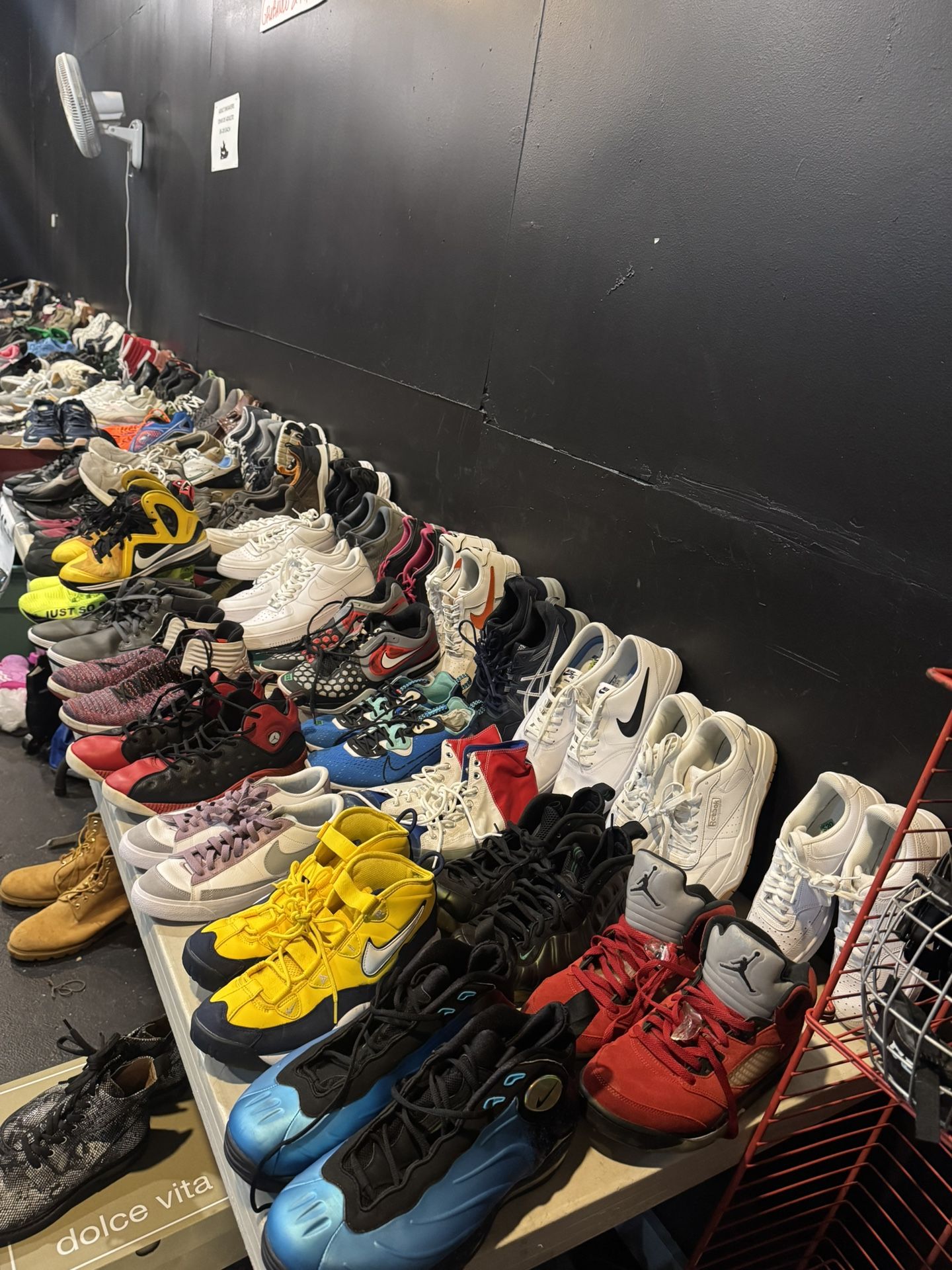 Sneakers, summer and winter clothing and appliances every weekend!