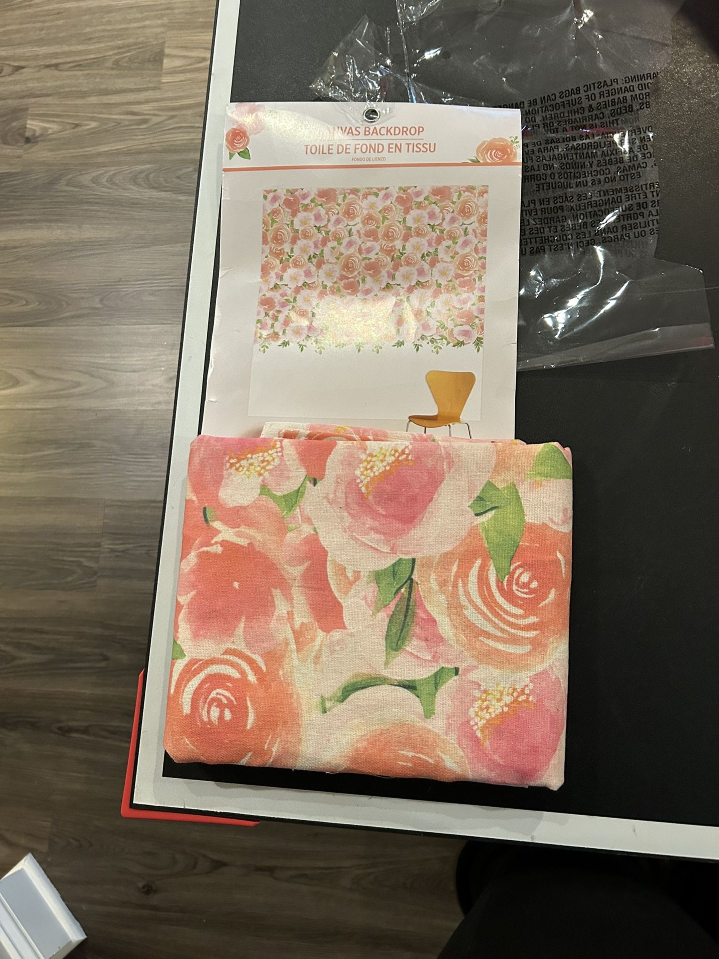 Floral Canvas Backdrop