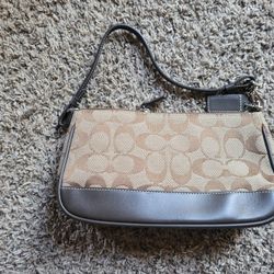 Coach Signature Mini Pouch Bag