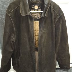 Men's Leather Jacket Marc New York XL