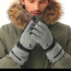 Heated Electric Gloves Men