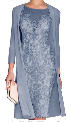 Dusty Blue Dress
