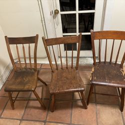 Genuine Solid Wood Farmhouse Chairs 