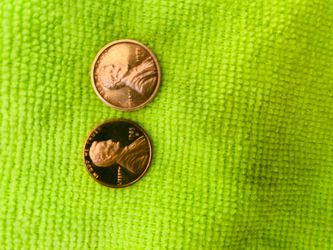 1971 S penny and 1985 S penny
