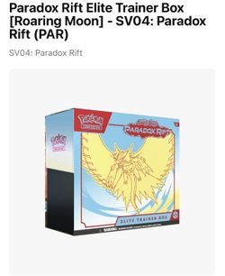 Pokemon Paradox Rift Roaring Moon Etb