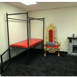Dungeon bed With Cage 