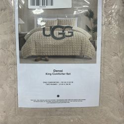 UGG Denai King Comforter Set, Pink