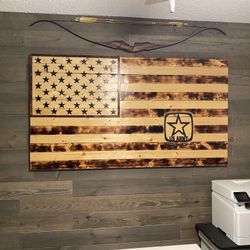 Custom American flag With Army logo