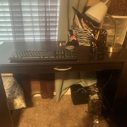 Dark Brown Small Desk