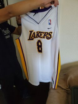 Kobe Bryant Los Angeles Lakers White Jersey