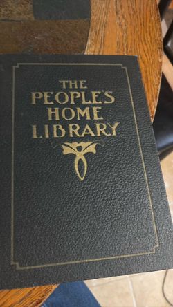 The People's Home Library Antique Book 1920
