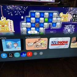 2024 Samsung 65 Inch Smart Tv Out Of The Box Asking 300 Comes With Feet And Original Remote Don’t Need 