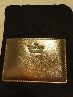 Kate spade ♠️ cards wallet gold pink