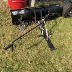 Craftsman Rider Snow Plow 
