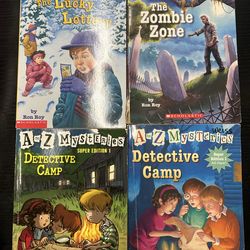 A to Z Mysteries books bundle of 4