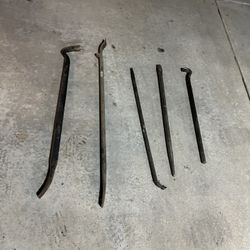 5 Large Crow Bars