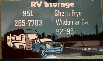 RV , Trailer & Equipment storage Wildomar Ca