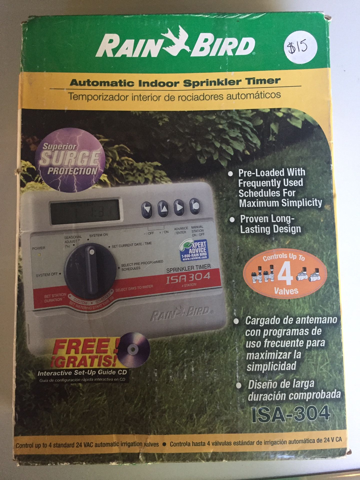 Sprinklers systems Timer Rain Bird