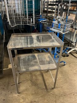 Small stainless steel shelf