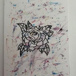 Handmade Floral Painting 