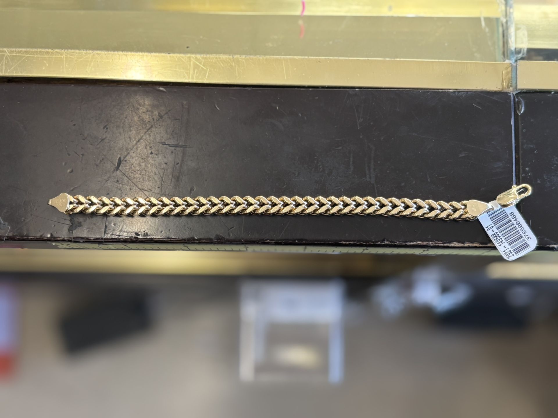 10kt Gold Foxtail Bracelet 