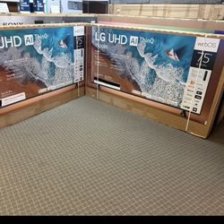 75 Tv Free Delivery $55 Down On Financing Six Month Warranty 75 Tv Lg Smart 4K Hdtv