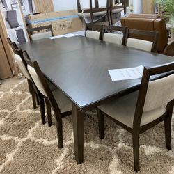 8 Seater Kitchen Table Set 