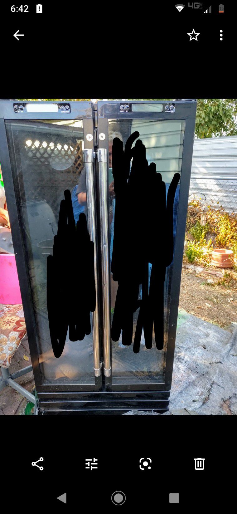 Free large non working wine fridge and water heater
